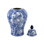 Ваза с крышкой в китайском стиле Гранатовое дерево Blooming Pomegranate варинант исполнения - 4 | Loft Concept в Липецке