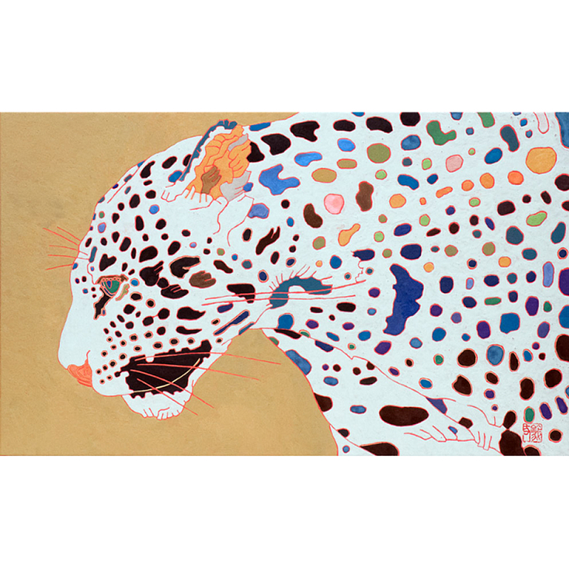 Картина Белый Ягуар White Predatory Jaguar Мульти Картина Белый Ягуар White Predatory Jaguar Мульти в Липецке | Loft Concept