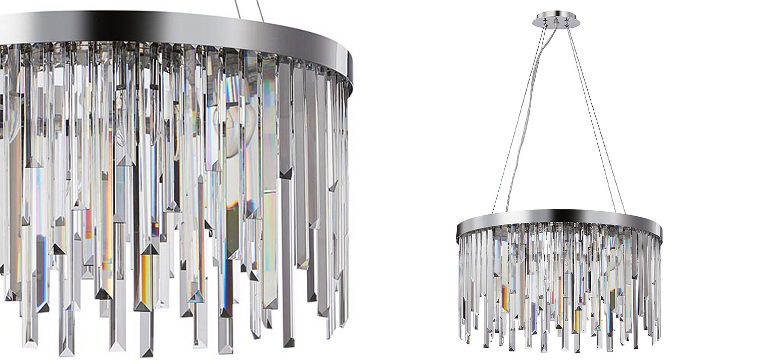 Люстра Bennett Chandelier chrome 60 Люстра Bennett Chandelier chrome 60 - Loft-Concept в Липецке
