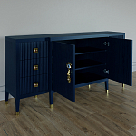 Большой Комод-буфет Elsa Dreams Blue с ящиками варинант исполнения - 4 | Loft Concept в Липецке