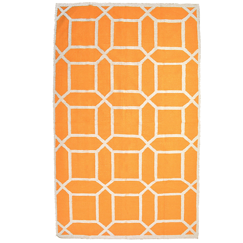 Ковер Ornament Orange Pattern Оранжевый Ковер Ornament Orange Pattern Оранжевый в Липецке | Loft Concept