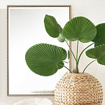 Зеркало прямоугольное в фактурной золотой раме Reflective Fabric варинант исполнения - 5 | Loft Concept в Липецке