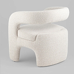 Кресло дизайнерское для лаунж зоны жемчужного цвета Pearl Lounge варинант исполнения - 6 | Loft Concept в Липецке