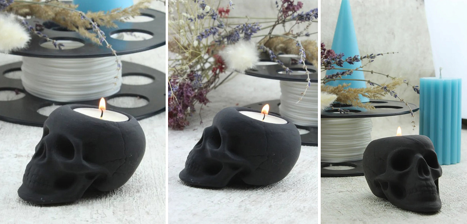 Подсвечник Black Skull Подсвечник Black Skull - Loft-Concept в Липецке