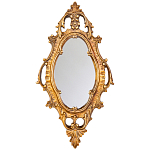 Зеркало настенное в ажурной раме бронзового цвета Classic Ornament Mirror варинант исполнения - 1 | Loft Concept в Липецке