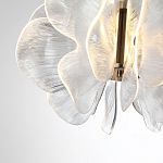 Люстра с крупными рельефным декором в виде лепестков 60 см Ethereal Bloom варинант исполнения - 5 | Loft Concept в Липецке