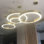 Люстра Light Ring Horizontal Латунь варинант исполнения - 2 | Loft Concept в Липецке