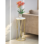 Столик дизайнерский Beige marble варинант исполнения - 6 | Loft Concept в Липецке