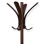 Вешалка коричневая с 4-мя крючками из пластика Curves Hangers варинант исполнения - 3 | Loft Concept в Липецке