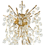 Бра с хрустальными подвесками на металлических ветках Fairytree Light Gold Wall Lamp варинант исполнения - 2 | Loft Concept в Липецке