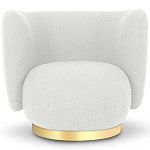 Кресло с обивкой букле Ambrose Boucle Armchair варинант исполнения - 2 | Loft Concept в Липецке