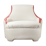 Премиальное кресло с вставками из кожи Holland варинант исполнения - 1 | Loft Concept в Липецке