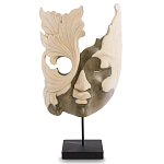 Маска ручной работы деревянная резная Mask Flower варинант исполнения - 1 | Loft Concept в Липецке