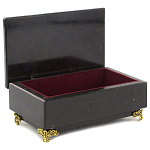 Шкатулка из натурального камня змеевик чёрного цвета Stone Casket варинант исполнения - 4 | Loft Concept в Липецке