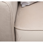 Диван двухместный раскладной светло-серый с кантом Pride варинант исполнения - 5 | Loft Concept в Липецке