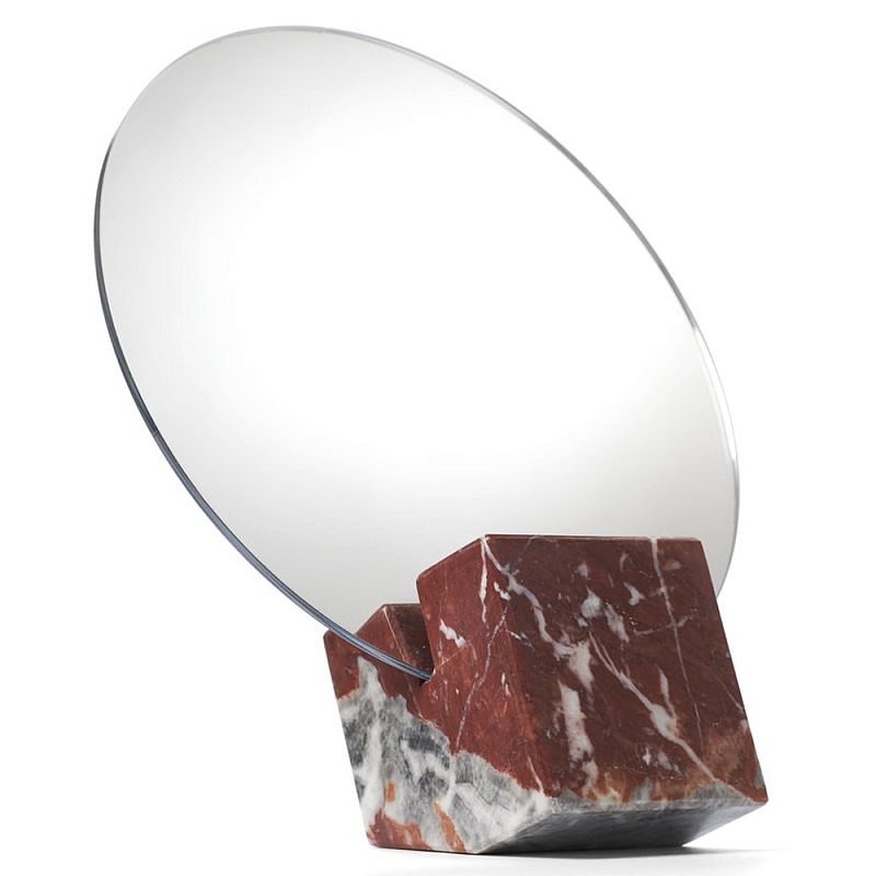 Настольное дизайнерское зеркало Poltronova Vanitas Rosso Franci Mirror and Photo Holder Красный Мрамор Rosso Зеркало Оранжевый Настольное дизайнерское зеркало Poltronova Vanitas Rosso Franci Mirror and Photo Holder Красный Мрамор Rosso Зеркало Оранжевый в Липецке | Loft Concept