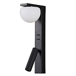 Бра с белым полусферическим плафоном и цилиндрическим поворотным спотом Trumpet Wall Lamp варинант исполнения - 1 | Loft Concept в Липецке