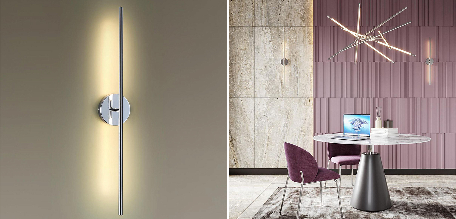 Бра Trumpet Tube Chrome Line Бра Trumpet Tube Chrome Line - Loft-Concept в Липецке