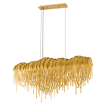 Люстра подвесная с металлическими дугами и длинными цепочками 115 см Atlantis Chain варинант исполнения - 2 | Loft Concept в Липецке