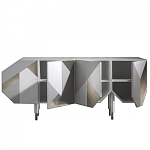 Комод с фасадом из геометрических фигур Coleccion Alexandra варинант исполнения - 1 | Loft Concept в Липецке