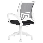 Офисное кресло с основанием из белого пластика Desk chairs Black варинант исполнения - 5 | Loft Concept в Липецке