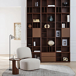 Приставной столик из массива дерева Walnut варинант исполнения - 7 | Loft Concept в Липецке