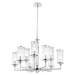 Люстра с 9-ю цилиндрическими стеклянными плафонами Jeanette варинант исполнения - 8 | Loft Concept в Липецке