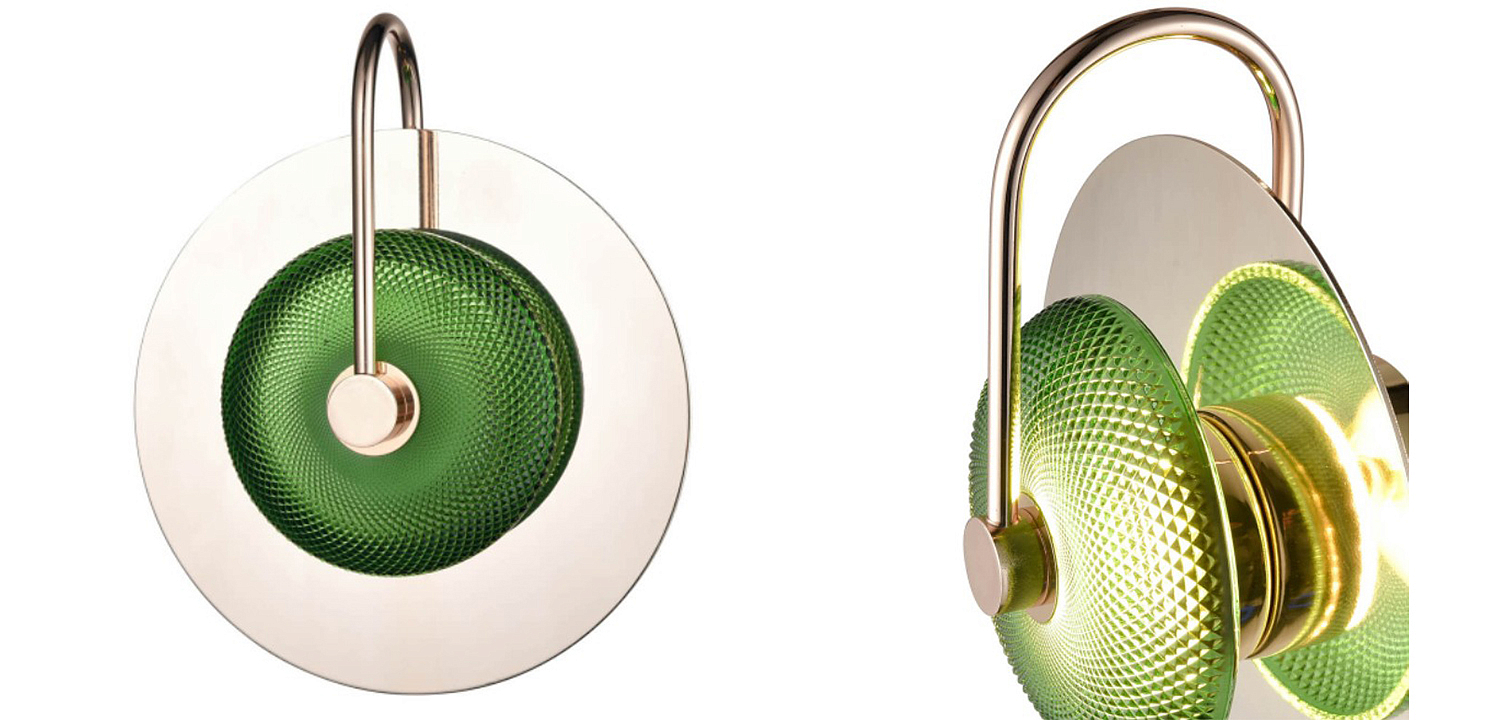 Бра Green Disk One Mirrored Бра Green Disk One Mirrored - Loft-Concept в Липецке