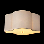 Потолочный светильник с белым волнистым плафоном из ткани Vitorino варинант исполнения - 2 | Loft Concept в Липецке