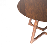 Обеденный стол круглый с изогнутыми ножками Godenza Round V Table варинант исполнения - 2 | Loft Concept в Липецке