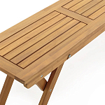 Деревянная скамья складная Jerome Wood Bench варинант исполнения - 5 | Loft Concept в Липецке