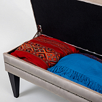 Мягкая банкетка с зоной для хранения Casket Beige варинант исполнения - 4 | Loft Concept в Липецке