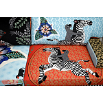 Большой Трехместный Диван с цветным принтом Qalakabusha Large Sofa варинант исполнения - 6 | Loft Concept в Липецке