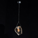 Подвесной светильник со стеклянном плафоном в форме бокала Kaleido варинант исполнения - 3 | Loft Concept в Липецке