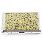 Портсигар на 10 сигарет с газовой зажигалкой из натурального камня Змеевик Светлый Stone Cigarettes Cases варинант исполнения - 1 | Loft Concept в Липецке