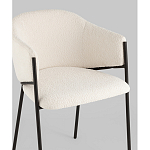 Стул Brace букле белый варинант исполнения - 2 | Loft Concept в Липецке