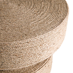 Приставной стол с отделкой из джута Juti D35 см варинант исполнения - 4 | Loft Concept в Липецке