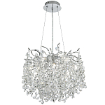 Люстра с хрустальными подвесками на металлических ветках Fairytree Light Silver Chandelier 10 варинант исполнения - 2 | Loft Concept в Липецке