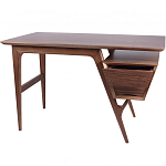 Письменный стол прямоугольный с 2-мя ящиками и полкой Idenontal варинант исполнения - 5 | Loft Concept в Липецке