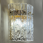 Бра с вертикальными рельефными стеклянными вставками Textured Glass варинант исполнения - 2 | Loft Concept в Липецке