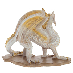 Декоративная статуэтка Дракон Dragon Beige Gold Statuette варинант исполнения - 3 | Loft Concept в Липецке