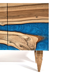 Стильный Буфет лофт 4 двери Cabinet Crimson River фасад эпоксидная смола  варинант исполнения - 4 | Loft Concept в Липецке