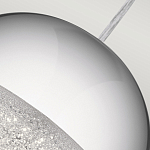 Подвесной светильник со сферическим плафоном из акрила с циркониевыми вкраплениями Kichler варинант исполнения - 6 | Loft Concept в Липецке