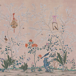 Обои ручная роспись Cecily pink варинант исполнения - 2 | Loft Concept в Липецке