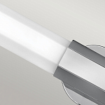 Бра для ванных комнат горизонтальное с длинным белым матовым плафоном в форме шестиугольника на круглом основании Hinkley варинант исполнения - 14 | Loft Concept в Липецке