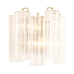 Бра с вертикальными стеклянными подвесками Hexagon Tube Light варинант исполнения - 3 | Loft Concept в Липецке