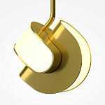 Подвесной светильник в цвете Латунь Levix варинант исполнения - 3 | Loft Concept в Липецке