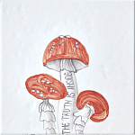 Плитка с узором Мухомор варинант исполнения - 2 | Loft Concept в Липецке