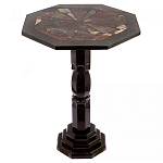 Кофейный стол из натуральных камней Змеевик и Яшма Natural Stone Tables варинант исполнения - 9 | Loft Concept в Липецке