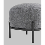 Пуф Стоун букле Fluffy темно-серый варинант исполнения - 2 | Loft Concept в Липецке